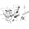 MANCHON CARBUrateur / BOITE AIR quad TGB blade 250 et 325
