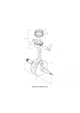 SegmentS DE PISTON  MOTEUR QUAD ARCTICAT 550