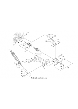 triangle arriere superieur droit noir quad...