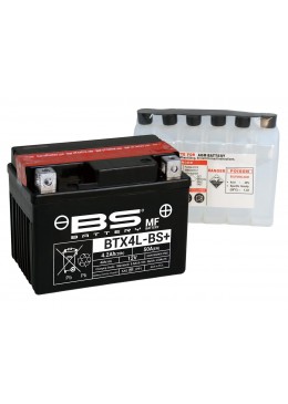 BATTERIE BS BATTERY BTX4L-BS SANS ENTRET