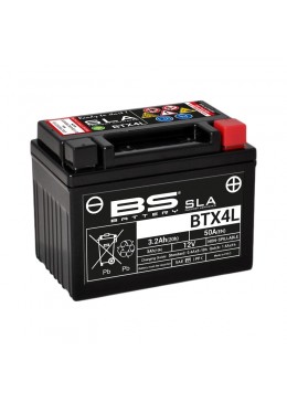 BATTERIE BS BATTERY BTX4L SLA SANS ENTRE